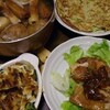 鶏の中華煮、オデン、山芋焼き、パン粉焼き