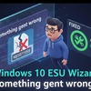 Windows 10 ESUウィザード「Something went wrong」エラーの原因と対処法まとめ【KB5071959で修正済み】