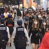 ハロウィーン、熊本市繁華街も警戒強化　