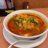 日高屋チゲ味噌ラーメン餃子セット！！パンチの効いたチゲ味噌はごはんドボンしたくなる美味しさでした！！