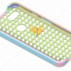 Fusion360 ラティス（肉抜き・網形状）を使ったTPUスマホケース作成　ライセンス必要