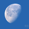 夜明けの更待月（月齢19.556）