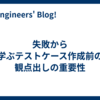 失敗から学ぶテストケース作成前の観点出しの重要性