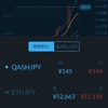 朝起きたらQASHが140円越えてた💰