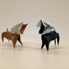 おりがみ：トナカイ(Origami : Reindeer)