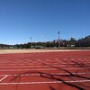 1月17日二部練習でトータル28.6km。久々にトラックで練習。