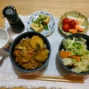 カレーライス４日目。野菜水煮(ちょっと塩味)