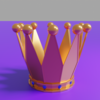【三日目】Blenderで王冠作った