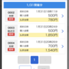 2023/1/31　お小遣い錬金結果