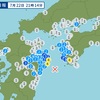 高森町で震度３（２１：１４）