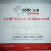 Google Coe Jam 2008 World Finals