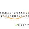 Amazonで5個ユニークな物を探してみた！ネタなのか実用的なのか？！