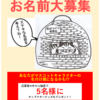 マスコットキャラクターお名前募集！