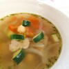 夏野菜とヒヨコ豆のスープ