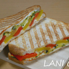 野菜のホットサンド