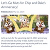 【香港ディズニーランド】Let's Go Nuts for Chip and Dale's Anniversary!2024年3月28日から