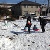 　雪の翌日