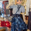 20日前に着た蒼のドレスで､『キラリーン』爆誕ですわぁぁぁ！！！って言いたかったのだが､洋服とは一期一会の世界なり...｡👗🫖🌙【axes femme アキちゃんお茶会2】
