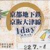 京都地下鉄・京阪大津線1dayチケット