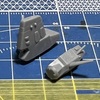 1/4000 SDF-1 マクロス要塞艦TV版(7) 艦橋と台座組み立て、スミイレ