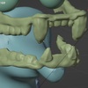 龍の歯のモデリング