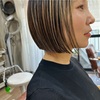 人気のヘアデザイン【ハイコントラストカラー】【コンパクトボブ】寒い季節にも◎