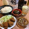 ホッピーと唐揚げとソーメン！仕上げはあんぱん！