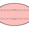 山姥から座敷わらしへ（髪カットしましたｗ）　と　フリー素材・プレート　楕円　クラシカルリボン　ピンク(*^▽^*)