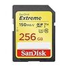 【 サンディスク 正規品 】 SDカード 256GB SDXC Class10 UHS-I U3 V30 SanDisk Extreme SDSDXV5-256G-GHENN エコパッケージ