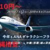 ANAギャラクシーフライト2019_沖縄ー羽田、深夜早朝便でお得に旅行！