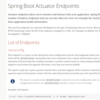 SpringBoot Actuatorの動作確認メモ
