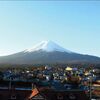 【ライブカメラ】河口湖駅前から富士山
