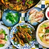 麻婆ナスと冷や汁 薬味香る夕食