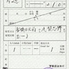 本日の使用切符：東葉高速鉄道 船橋日大前駅発行 船橋日大前→北習志野 出札補充券（乗車券）