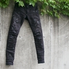 Aging piece / DeeTA / DTA-008-BG4 / "BOLT" 11oz DENIM PANTS / BLACK GALAXY