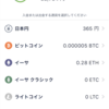 仮想通貨保有一覧 メモ