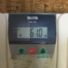 今朝の体重