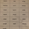 2nd gradeのspelling listと辞書問題（１）