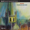 Markus BeckerのJ.S.Bach/Regerピアノ・トランスクリプション集