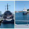 自衛艦と海上保安庁の巡視艇に乗船してきました。