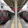 阪急京都線のフルマルーン車が並ぶ！！