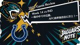【2025 Game Review】Week 14 vs IND ー雨の中での完勝、AFC南単独首位に浮上！ー
