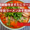 「京都銀閣寺ますたにラーメン」 辛旨ラーメンみそ風味 (大盛 チャーシュー5枚)＠宅麺.com【レビュー・感想】【お家麺６１杯目】