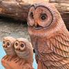 注文品　フクロウの親子