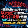 中国製AIセキュリティツール「Artex」が日本企業へのサイバー攻撃に悪用！GMOが攻撃サーバー6台を確認、情報漏洩リスクと企業の対策