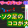 バイナリーオプション「ローソク足のココが大切！」30秒取引