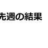 先週の逃げ馬の結果