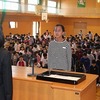 月曜朝会　学校探検　第1回地域連携協議会