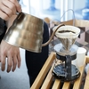 淹れたてコーヒーが毎日飲める！？BASEではハンドドリップが流行ってます