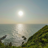 石見の海を眺める「大崎鼻灯台」 Osakihana light house by Japan sea